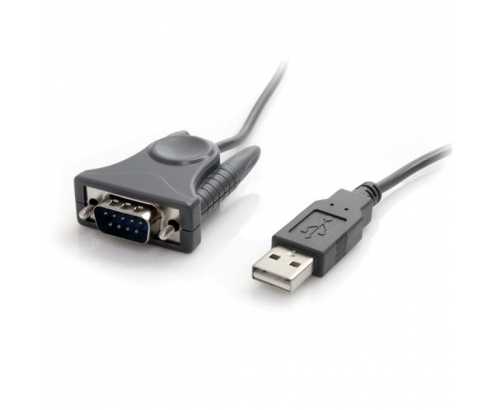 StarTech.com Cable Adaptador de 0.9m USB a Serie Serial DB9 DB25 RS232 - 0.9m Negro