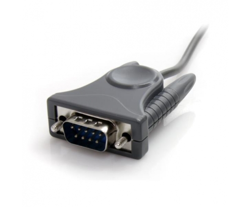 StarTech.com Cable Adaptador de 0.9m USB a Serie Serial DB9 DB25 RS232 - 0.9m Negro