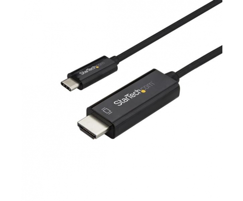 StarTech.com Cable Adaptador de 1m USB-C a HDMI 4K 60Hz - Cable Conversor de VÍ­deo USBC negro