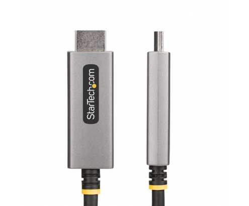 StarTech.com Cable Adaptador de 2m DisplayPort a HDMI - 8K 60Hz - 4K 144Hz - HDR10 - Conversor de VÍ­deo Activo DP 1.4 a HDMI 2.1 - Convertidor Displa