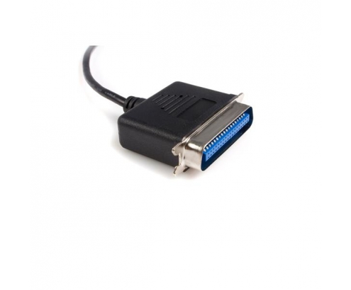StarTech.com Cable Adaptador de Impresora Paralelo Centronics a USB A - 1.9m Negro