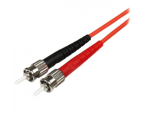 StarTech.com Cable Adaptador de Red de 1m Multimodo Dúplex Fibra Í“ptica LC-ST 50/125 - Patch Duplex