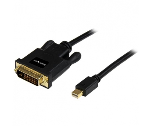 StarTech.com Cable Adaptador de VÍ­deo Mini DisplayPort a DVI-D - Conversor Pasivo - 1920x1200 - 1.8m Negro