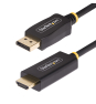 StarTech.com Cable Adaptador DisplayPort a HDMI de 1m con Conectores de Agarre - 4K 60Hz con HDR - Conversor de Vídeo Activo DP a HDMI 2.0b - Adaptad