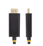 StarTech.com Cable Adaptador DisplayPort a HDMI de 1m con Conectores de Agarre - 4K 60Hz con HDR - Conversor de Vídeo Activo DP a HDMI 2.0b - Adaptad