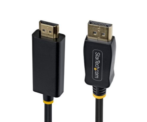 StarTech.com Cable Adaptador DisplayPort a HDMI de 1m con Conectores de Agarre - 4K 60Hz con HDR - Conversor de Vídeo Unidireccional DP a HDMI - Adap