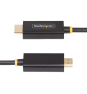 StarTech.com Cable Adaptador DisplayPort a HDMI de 2m con Conectores de Agarre - 4K 60Hz con HDR - Conversor de Vídeo Activo DP a HDMI 2.0b - Adaptad
