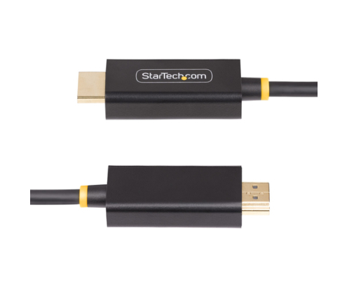 StarTech.com Cable Adaptador DisplayPort a HDMI de 2m con Conectores de Agarre - 4K 60Hz con HDR - Conversor de Vídeo Activo DP a HDMI 2.0b - Adaptad