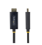 StarTech.com Cable Adaptador DisplayPort a HDMI de 2m con Conectores de Agarre - 4K 60Hz con HDR - Conversor de Vídeo Unidireccional DP a HDMI - Adap