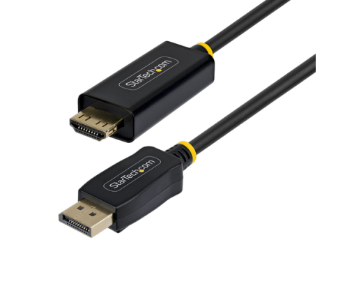 StarTech.com Cable Adaptador DisplayPort a HDMI de 3m con Conectores de Agarre - 4K 60Hz con HDR - Conversor de Vídeo Unidireccional DP a HDMI - Adap