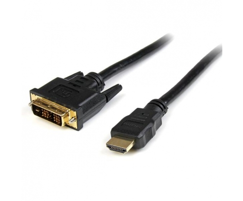 StarTech.com Cable Adaptador HDMI Macho a DVI-D Macho - 0.5M - Negro