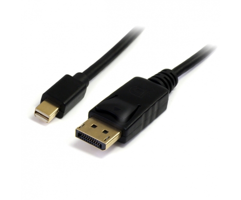 StarTech.com Cable Adaptador Mini DisplayPort 1.2 Macho a Displayport Macho - 4k de monitor - 1.8m Negro