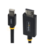 StarTech.com Cable Adaptador Mini DisplayPort a HDMI de 2m - 4K 60Hz HBR3/HDCP 2.3/DPCP - Cable mDP a HDMI 2.0 - Conversor de Vídeo Activo Mini Displ