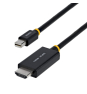 StarTech.com Cable Adaptador Mini DisplayPort a HDMI de 2m - 4K 60Hz HBR3/HDCP 2.3/DPCP - Cable mDP a HDMI 2.0 - Conversor de Vídeo Activo Mini Displ