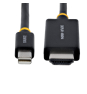 StarTech.com Cable Adaptador Mini DisplayPort a HDMI de 2m - 4K 60Hz HBR3/HDCP 2.3/DPCP - Cable mDP a HDMI 2.0 - Conversor de Vídeo Activo Mini Displ