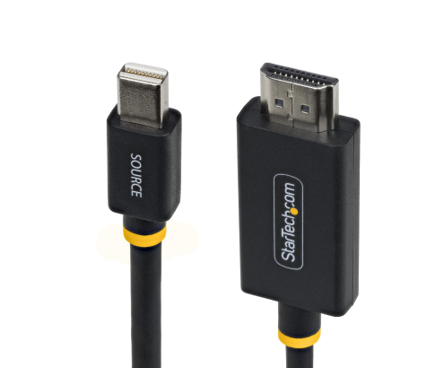 StarTech.com Cable Adaptador Mini DisplayPort a HDMI de 2m - 4K 60Hz HBR3/HDCP 2.3/DPCP - Cable mDP a HDMI 2.0 - Conversor de Vídeo Activo Mini Displ