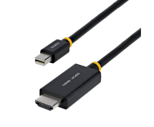 StarTech.com Cable Adaptador Mini DisplayPort a HDMI de 2m - 4K 60Hz HBR3/HDCP 2.3/DPCP - Cable mDP a HDMI 2.0 - Conversor de Vídeo Activo Mini Displ