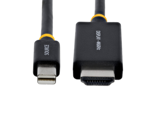 StarTech.com Cable Adaptador Mini DisplayPort a HDMI de 2m - 4K 60Hz HBR3/HDCP 2.3/DPCP - Cable mDP a HDMI 2.0 - Conversor de Vídeo Activo Mini Displ