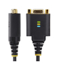 StarTech.com Cable Adaptador USB a Módem Nulo Serie DCE de 30cm - con Retención COM - FTDI - RS232 - con Tornillos/Tuercas Intercambiables - Windows