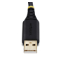 StarTech.com Cable Adaptador USB a Serie de Módem Nulo de 1m - Retención COM - Tornillos Intercambiables DB9 - USB a RS232 - Serial - USB a DB9 - FT
