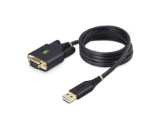 StarTech.com Cable Adaptador USB a Serie de Módem Nulo de 1m - Retenc...