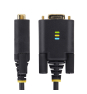 StarTech.com Cable Adaptador USB a Serie de Módem Nulo de 2m - FTDI RS232 - Tornillos DB9 Intercambiables - USB-A a DB9 RS232 - Windows/macOS/Linux