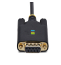 StarTech.com Cable Adaptador USB a Serie de Módem Nulo de 2m - FTDI RS232 - Tornillos DB9 Intercambiables - USB-A a DB9 RS232 - Windows/macOS/Linux