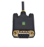 StarTech.com Cable Adaptador USB a Serie de Módem Nulo de 3m - Retención COM - Tornillos Intercambiables DB9 - USB a RS232 - Serial - USB a DB9 - FT