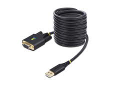 StarTech.com Cable Adaptador USB a Serie de Módem Nulo de 3m - Retenc...