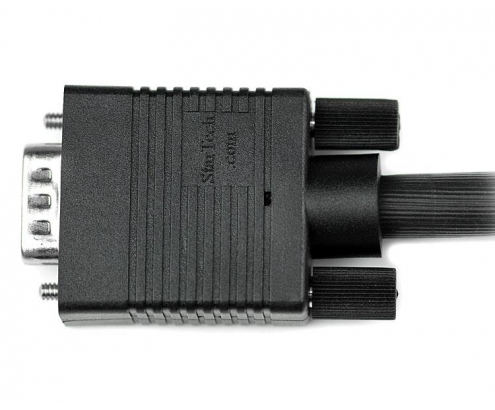 StarTech.com Cable Coaxial VGA de Alta Resolución para Monitor de Vídeo HD15 Macho a Macho -1m Negro
