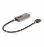 StarTech.com Cable Conversor Adaptador Activo de 30cm HDMI 2.1 a DisplayPort 1.4 - 8K60Hz - Alimentado por el Bus USB - Cable Incluido
