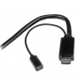 StarTech.com Cable Conversor HDMI, DisplayPort o Mini DisplayPort a HDMI de 2m - Adaptador DP y Mini DP Negro