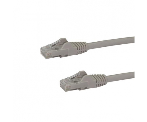 StarTech.com Cable de 0,5m Gris de Red Gigabit Cat6 Ethernet RJ45 sin Enganche - Snagless - N6PATC50CMGR