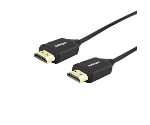 StarTech.com Cable de 0,5m HDMI de alta velocidad premium con Ethernet - 4K 60Hz - Cable para Blu-Ray UltraHD 4K 2.0 - Negro