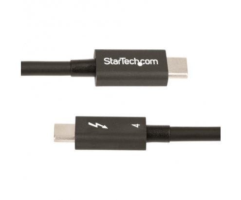 StarTech.com Cable de 0,5m Thunderbolt 4 - 40Gbps - PD 100W - VÍ­deo 4K/8K - Cable Thunderbolt 4 con Certificación Intel - Compatible con USB4/Thunde