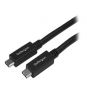 StarTech.com Cable de 0.5m USB-C a USB Type C de Carga - USB 3.1 de 10Gbps macho a macho - negro 