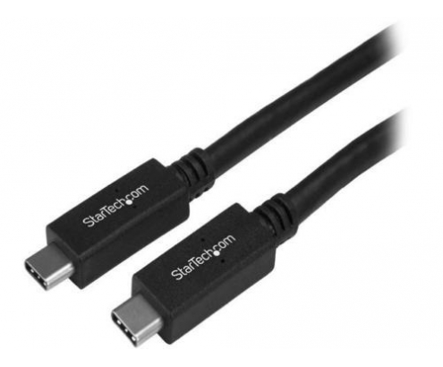 StarTech.com Cable de 0.5m USB-C a USB Type C de Carga - USB 3.1 de 10Gbps macho a macho - negro 