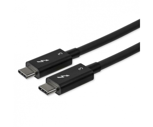 StarTech.com Cable de 0.8m Thunderbolt 3 USB-C 40Gbps - Compatible con Thunderbolt y USB - Negro