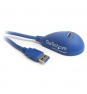 StarTech.com Cable de 1,5m Extensión Alargador USB 3.0 SuperSpeed Dock de Sobremesa - Tipo A Macho a Hembra - azul