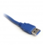 StarTech.com Cable de 1,5m Extensión Alargador USB 3.0 SuperSpeed Dock de Sobremesa - Tipo A Macho a Hembra - azul