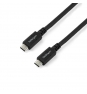 StarTech.com Cable de 1.8m USB-C a USB-C con capacidad para Entrega de Alimentación de 5A - macho a macho - negro