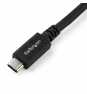 StarTech.com Cable de 1.8m USB-C a USB-C con capacidad para Entrega de Alimentación de 5A - macho a macho - negro