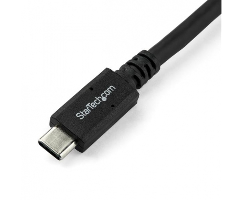 StarTech.com Cable de 1.8m USB-C a USB-C con capacidad para Entrega de Alimentación de 5A - macho a macho - negro