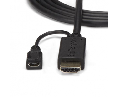 StarTech.com Cable de 1,9m Conversor Activo HDMI a VGA - Adaptador 1920x1200 1080p - Negro