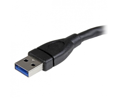 StarTech.com Cable de 15cm Extensor Alargador USB 3.0 SuperSpeed Usb A macho a hembra Negro