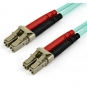 StarTech.com Cable de 15m de Fibra Í“ptica Multimodo Dúplex 50/125 LC a LC - Aqua - OM4 - LSZH