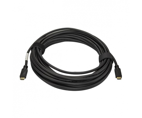 StarTech.com Cable de 15m HDMI con ethernet de alta velocidad Activo 4K - Cable HDMI CL2 para Instalación en Pared - Negro