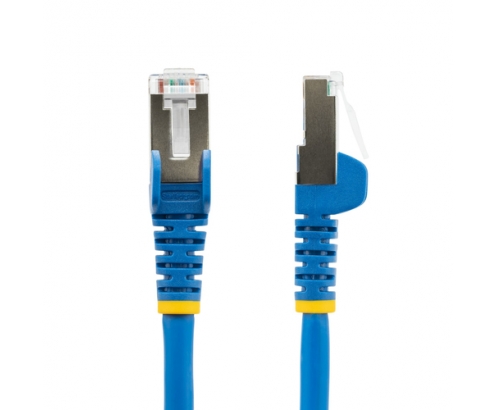 StarTech.com Cable de 1m de Red Ethernet CAT6a - Azul - Low Smoke Zero Halogen (LSZH) - 10GbE - 500MHz - PoE++ de 100W - Snagless sin Pestillo - RJ-45