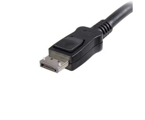 StarTech.com Cable de 1m DisplayPort 1.2 4k con Cierre de Seguridad - 2x Macho DP negro 