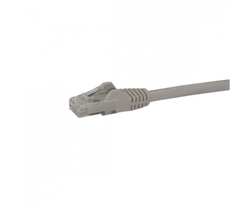 StarTech.com Cable de 1m Gris de Red Gigabit Cat6 Ethernet RJ45 sin Enganche - Snagless -N6PATC1MGR